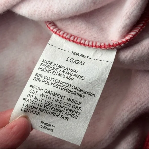 Pink Camo Sweatshirt Fall Layering NWT Athleisure Size Large - Picture 4 of 6